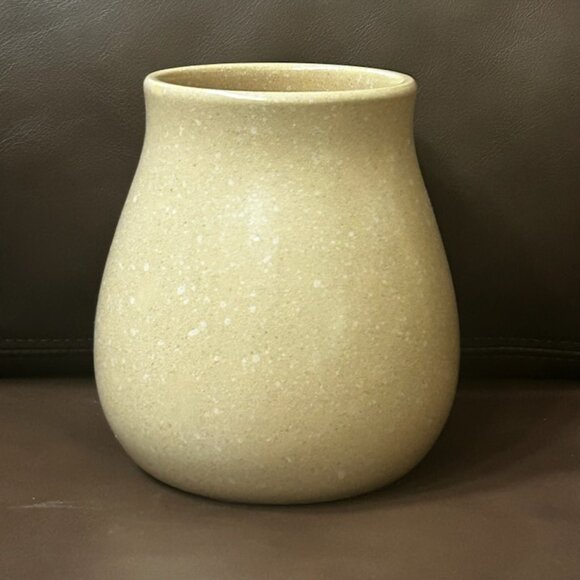 NWT Vintage Speckled Bud Flower Vase Farmhouse Planter Cottagecore Pot - Picture 2 of 6